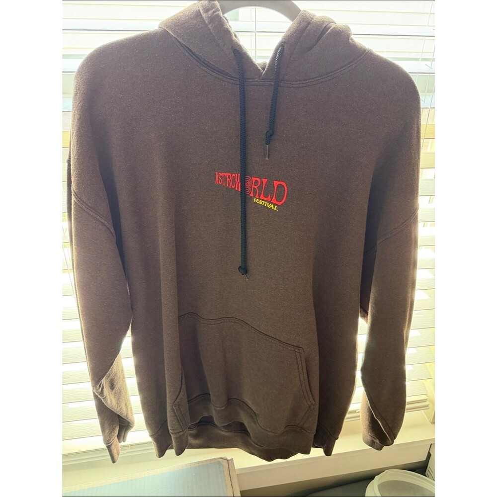 Festival Brown Hoodie - Men's Pullover Sweatshirt
